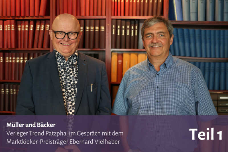 Müller und Bäcker – Trond Patzphal im Gespräch mit dem Marktkieker Preisträger Eberhard Vielhaber